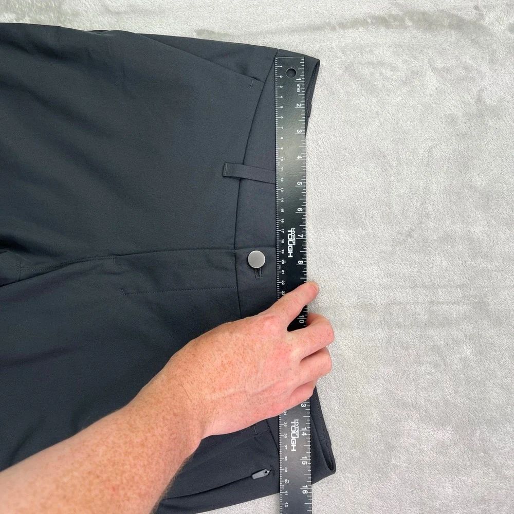 Lululemon Commission Slim-Fit Pants Mens 31 Grey Solid Performance Trousers